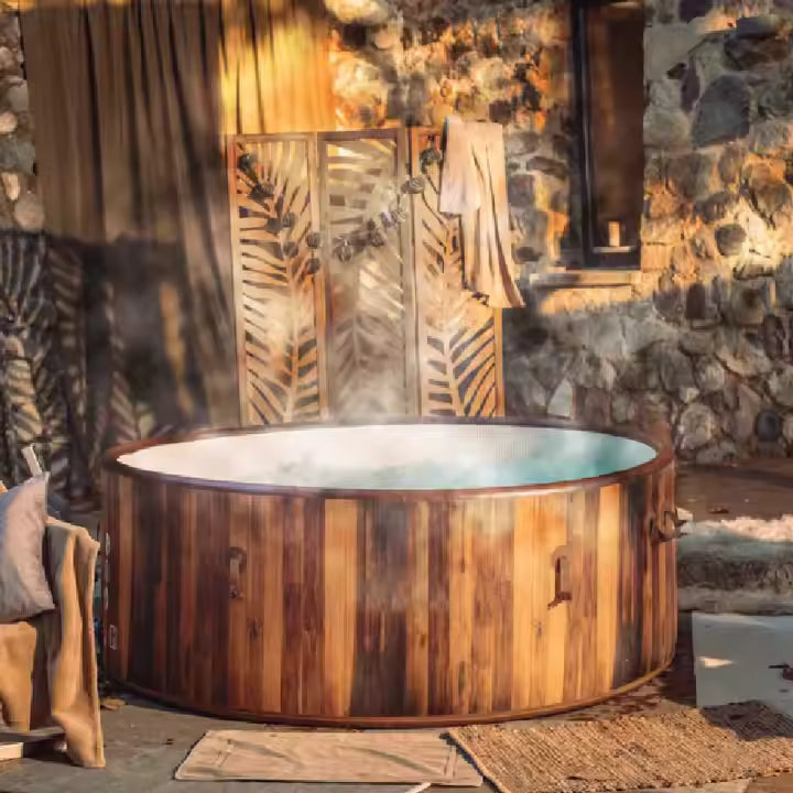 LUXURA Elite 6-Person Inflatable Hot Tub - Premium Massage Spa Experience