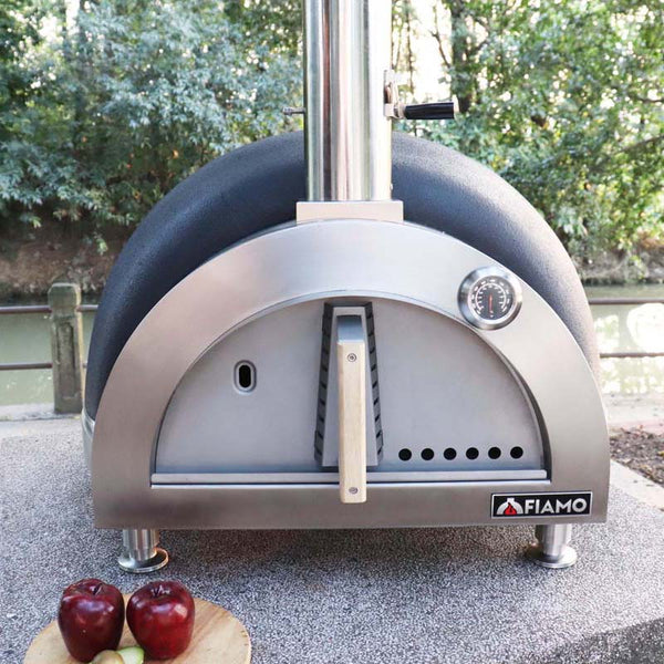 FIAMO Outdoor Wood-Fired Pizza Oven Camping Grills Stove with Oven for Wood Burning